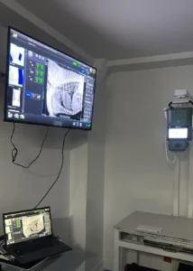 Sala de radiología veterinaria